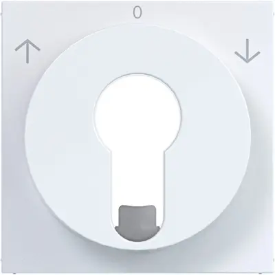 Hager Berker cpl. jal.sch./imp.dr. wit gl. (WAF1311WG)