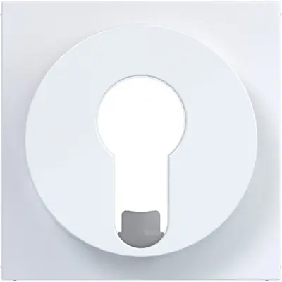 Hager Berker cpl. jal.sch./imp.dr. wit gl. (WAF1312WG)