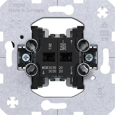 Hager Berker jaloezieschakelaar 1-polig (WDE303520)