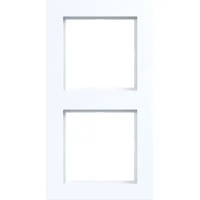 Hager Berker afdekraam 2-voudig A1 lichtwit glans (WAD6200WG)