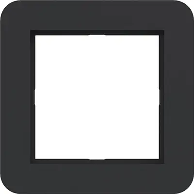Hager Berker afdekraam 1-voudig C1 nachtzwart mat (WAD7100BM)