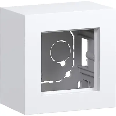 Hager Berker opbouwbak 1-voudig A8 lichtwit glans (WAD8110WG)