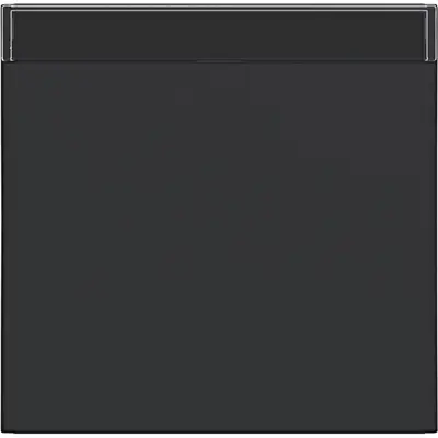 Hager Berker schakelwip tekstveld A1/A8/C1/C8 nachtzwart mat (WAW1100BM)