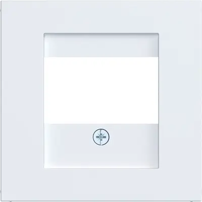 Hager Berker centraalplaat USB / luidspreker A1/A8/C1/C8 lichtwit mat (WAF1104WM)