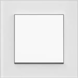 Berker A8 glas lichtwit mat