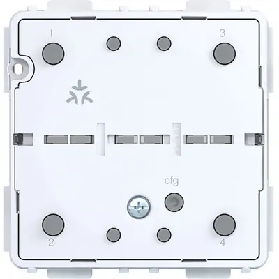 Hager Berker wandzender bedieningselement met batterij 2-voudig (WAC2020)
