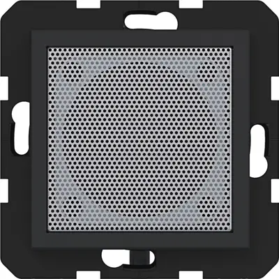Hager Berker luidspreker voor radio touch A1/A8/C1/C8 nachtzwart mat (WAN6211BM)
