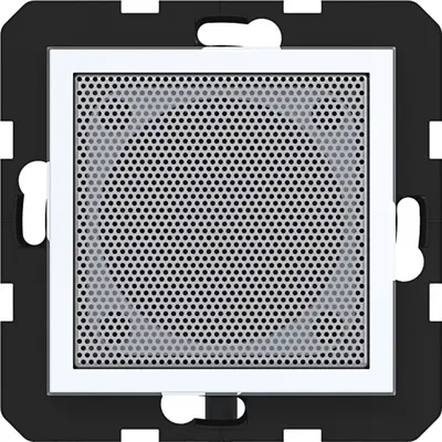 Hager Berker luidspreker voor radio touch A1/A8/C1/C8 lichtwit glans (WAN6211WG)