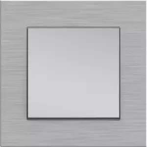 Berker A8 aluminium geborsteld