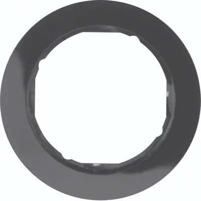Hager Berker afdekraam 1-voudig R.Classic zwart (WLD9100BG)