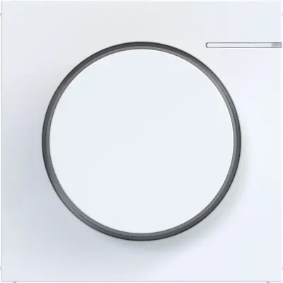 Hager Berker afdekking universele draaidimmer Matter A.x/C.x lichtwit glanzend (WAC7061WG)