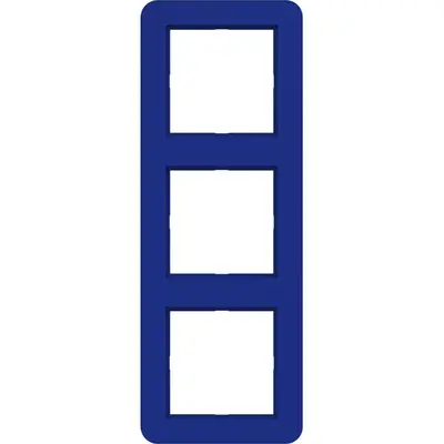 Hager Berker afd raam 3v cobalt mat (WAD7300C14)