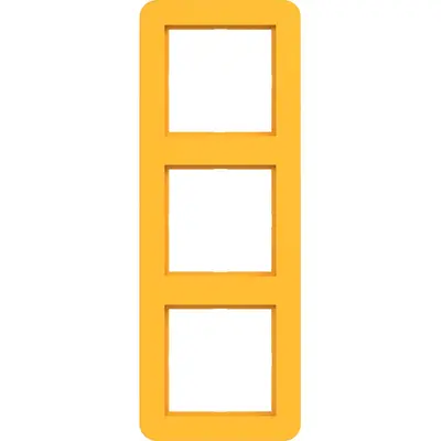 Hager Berker afd raam 3v saffron mat (WAD7300C16)