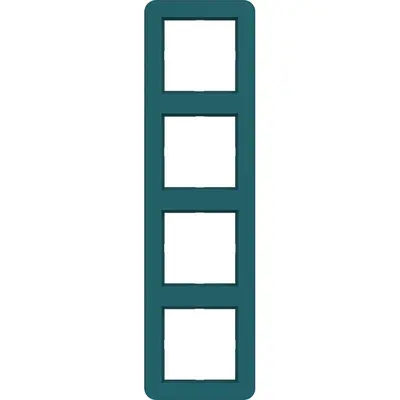 Hager Berker afd raam 4v azure mat (WAD7400C09)