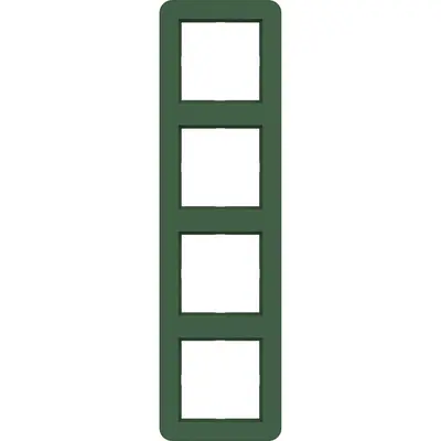 Hager Berker afd raam 4v forest mat (WAD7400C10)