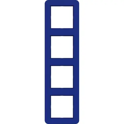 Hager Berker afd raam 4v cobalt mat (WAD7400C14)