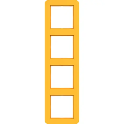 Hager Berker afd raam 4v saffron mat (WAD7400C16)