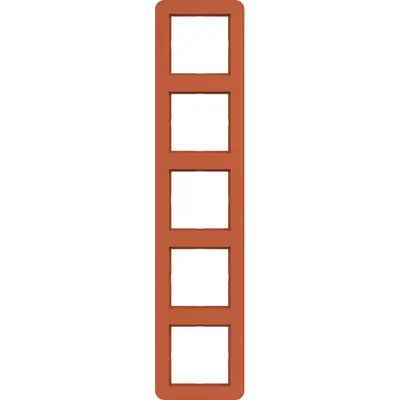 Hager Berker afd raam 5v canyon mat (WAD7500C13)