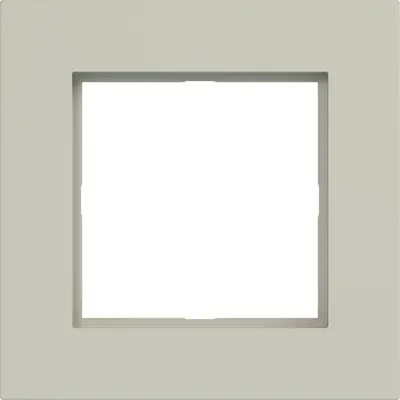 Hager Berker afd raam 1v pebble mat (WAD8100C15)