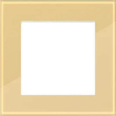 Hager Berker afd raam 1v gilded glass glanz (WAD8100X01)