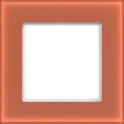 Hager Berker afd raam 1v canyon glass mat (WAD8100X04)