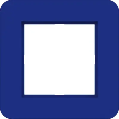 Hager Berker led-afd raam 1v cobalt mat (WAD9120C14)