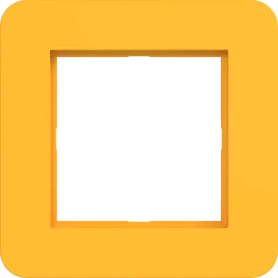 Hager Berker led-afd raam 1v saffron mat (WAD9120C16)