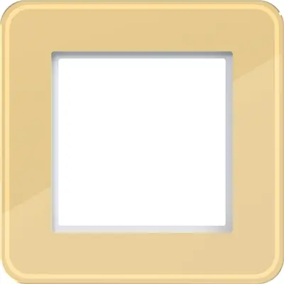 Hager Berker led-afd raam 1v gilded glans (WAD9120X01)