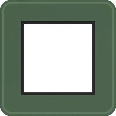 Hager Berker led-afd raam 1v forest matglas (WAD9120X02)