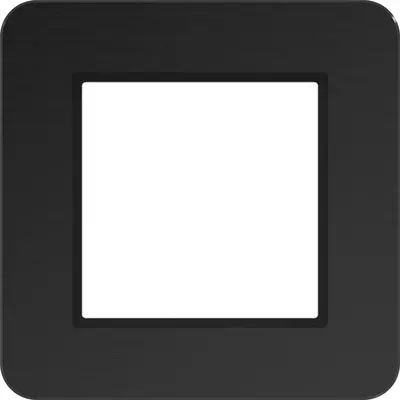 Hager Berker led-afd raam 1v eclipse alu (WAD9120X07)