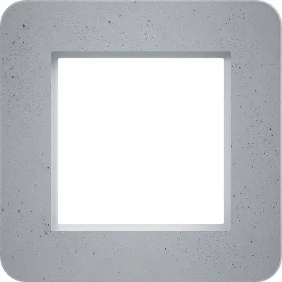Hager Berker led-afd raam 1v concrete beton (WAD9120X10)