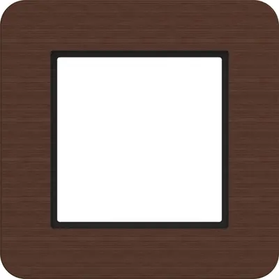 Hager Berker led-afd raam 1v weng hout (WAD9120X13)