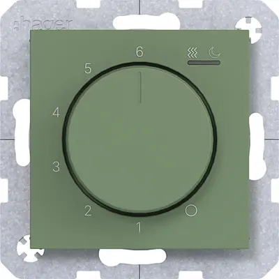 Hager Berker therm verw/koel aloe mat (WAN5011C04)