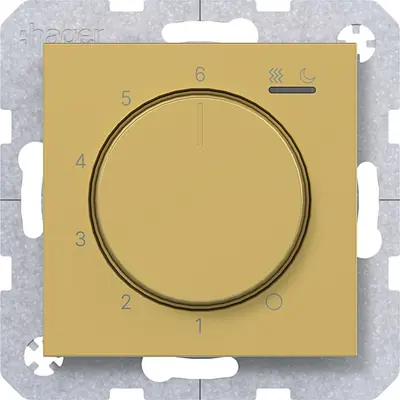 Hager Berker therm verw/koel gold metalic (WAN5011C08)