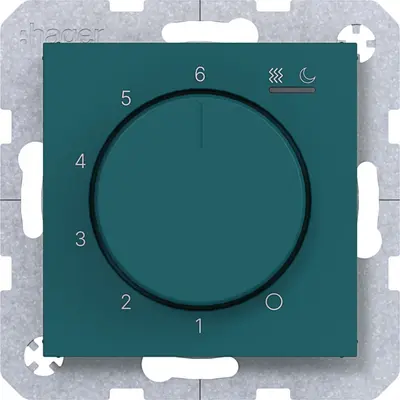 Hager Berker therm verw/koel azure mat (WAN5011C09)