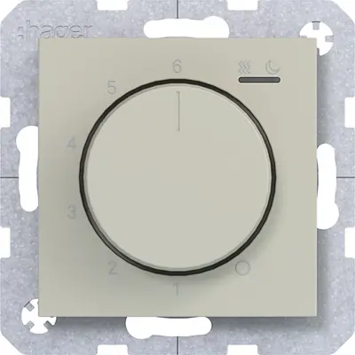 Hager Berker therm verw/koel pebble mat (WAN5011C15)