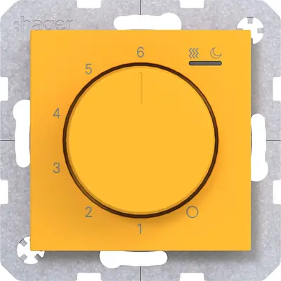 Hager Berker therm verw/koel saffron mat (WAN5011C16)