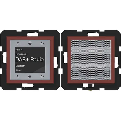 Hager Berker radio dab+ bt ls carmin hfgl (WAN6110C05)