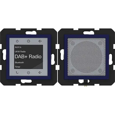 Hager Berker radio dab+ bt ls ocean hfgl (WAN6110C06)