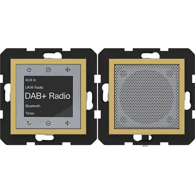 Hager Berker radio dab+ bt ls gold metal (WAN6110C08)