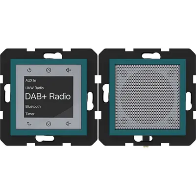 Hager Berker radio dab+ bt ls azure mat (WAN6110C09)