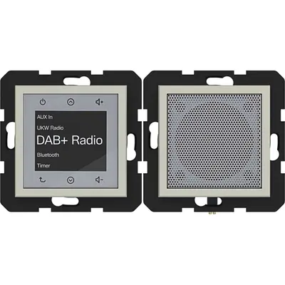 Hager Berker radio dab+ bt ls pebble mat (WAN6110C15)