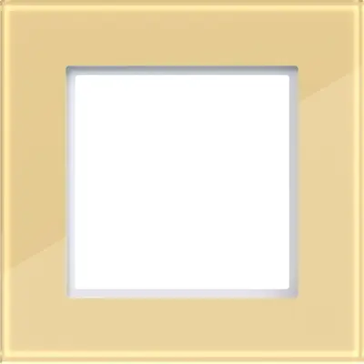 Hager Berker led-afd raam 1v gilded glans (WAD8120X01)
