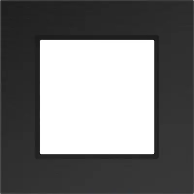 Hager Berker led-afd raam 1v eclipse alu (WAD8120X07)