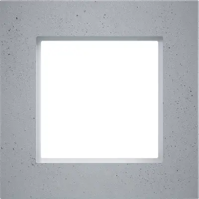 Hager Berker led-afd raam 1v concrete beton (WAD8120X10)