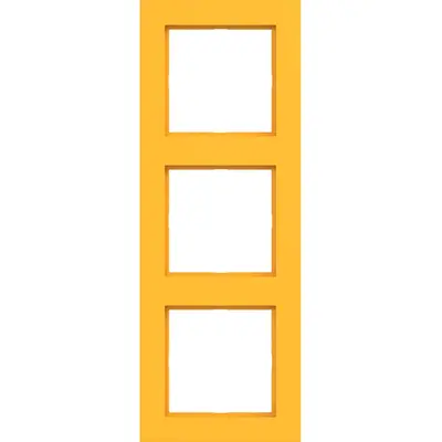 Hager Berker afd raam 3v saffron mat (WAD6300C16)