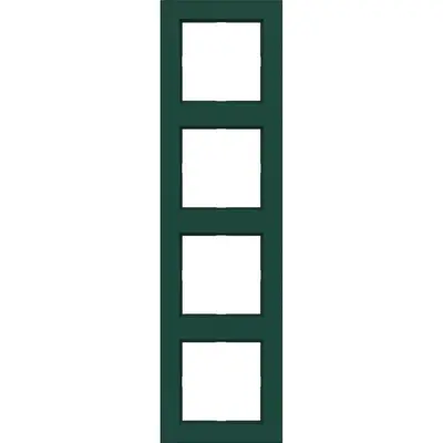 Hager Berker afd raam 4v jade hg (WAD6400C07)