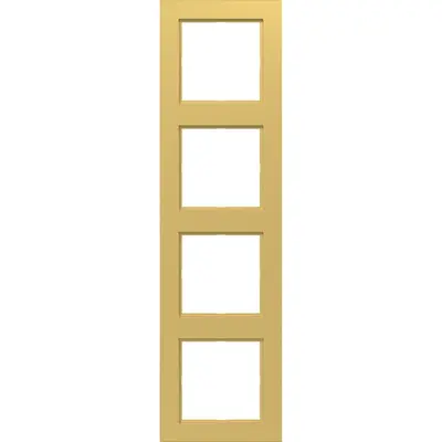 Hager Berker afd raam 4v gold metalic (WAD6400C08)