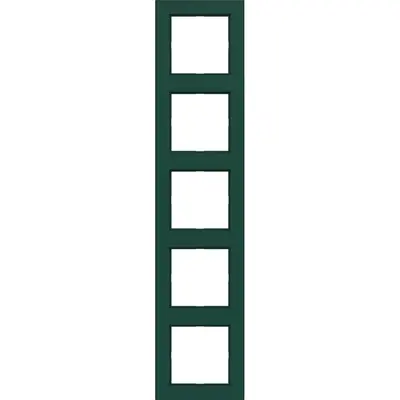 Hager Berker afd raam 5v jade hg (WAD6500C07)