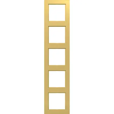 Hager Berker afd raam 5v gold metalic (WAD6500C08)